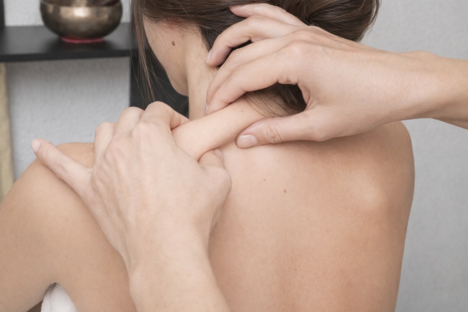 Deep tissue massage focused on muscle relief